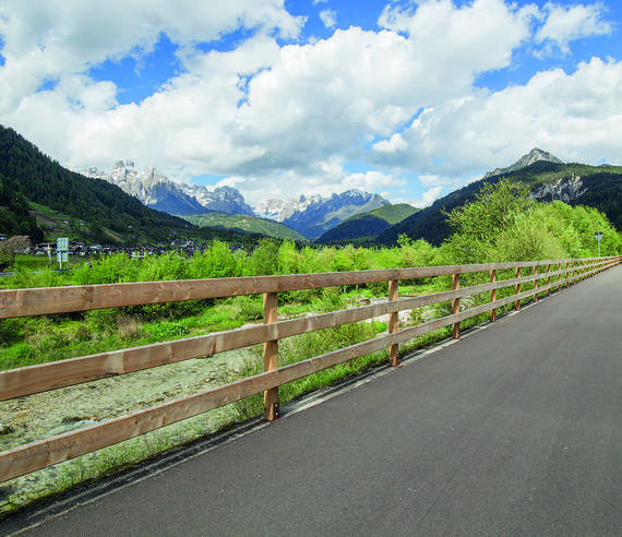 La pista ciclabile